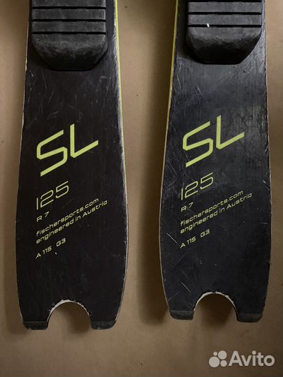 Горные лыжи детские слалом Fischer sl 125