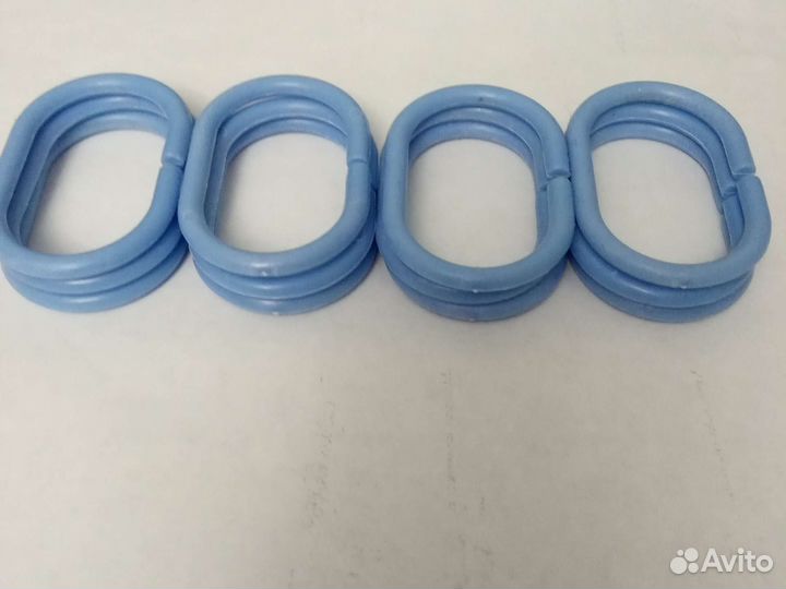 Кольца для шторки в ванную набор 12шт