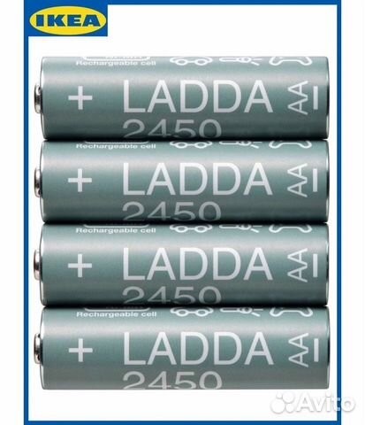 Аккумулятор AA ladda 2450 mAh IKEA