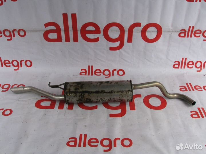 Skoda Rapid VW Polo глушитель задняя часть