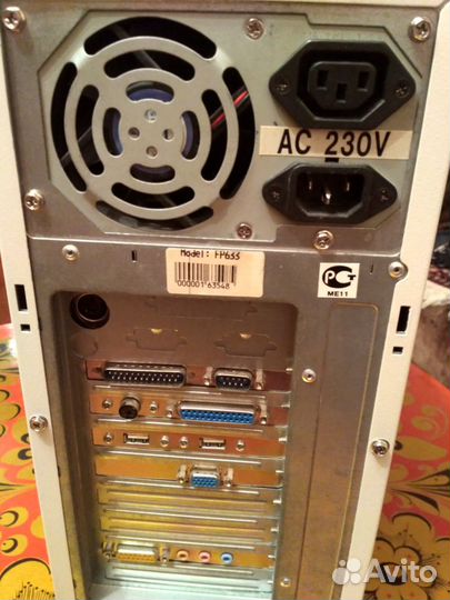 Системный блок Celeron 533 MHz
