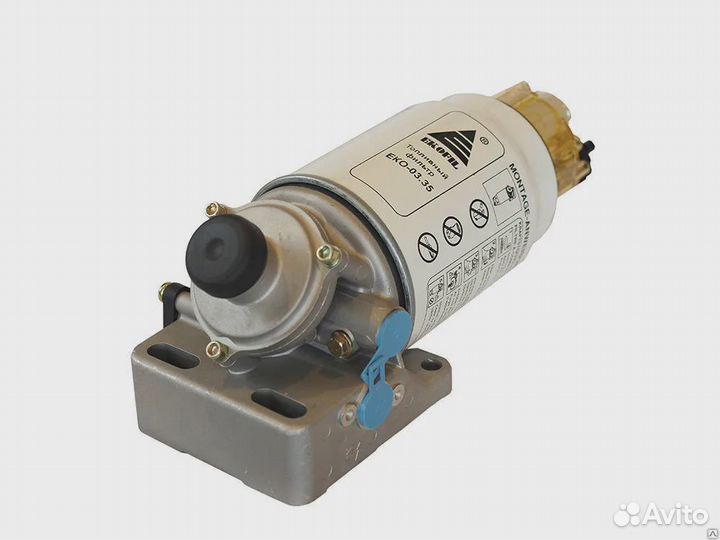 Топливный сепаратор в сборе с колбой и площадкой