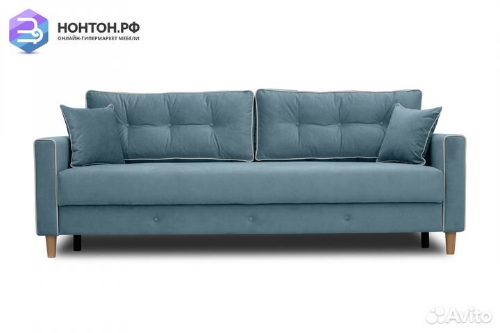 Диван тик-так Айрин светло-бирюзовый