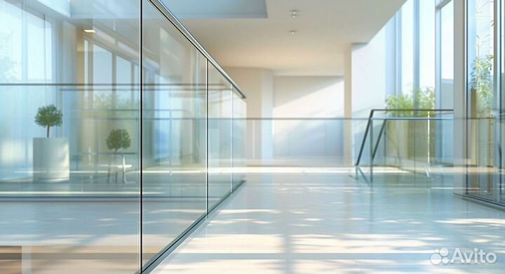 Стеклянные ограждения для балконов