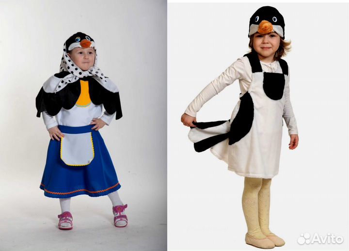 Костюмы птиц, синичка, ворона, сова