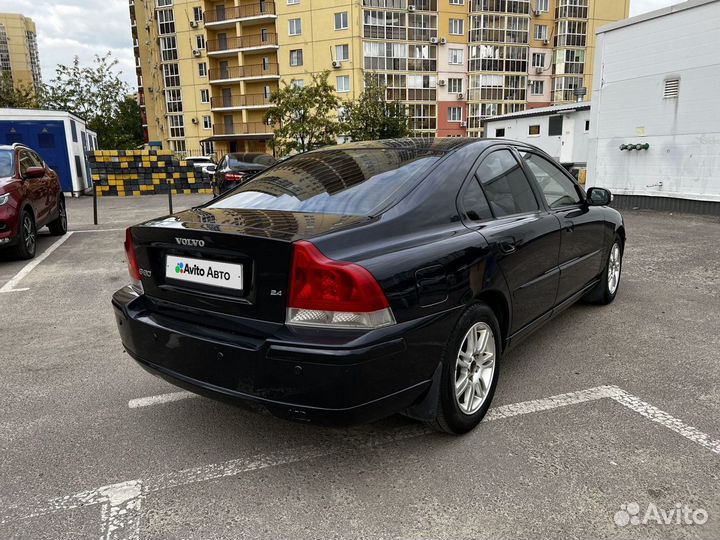 Volvo S60 2.4 AT, 2007, 337 500 км