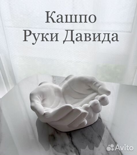 Кашпо руки Давида