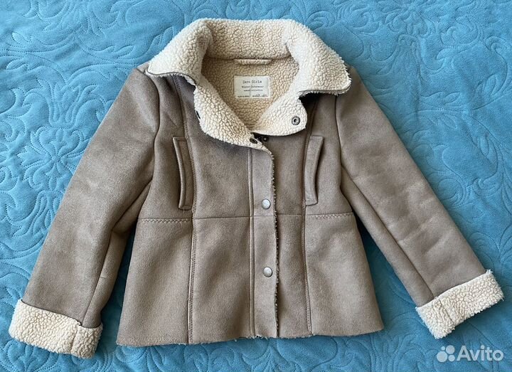 Дубленка демисезонная zara