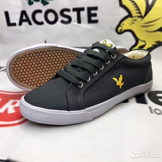 Кеды Lyle & Scott Halket Canvas FW023V48 551 Grey