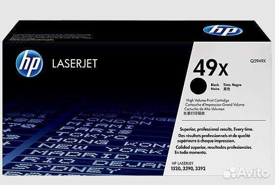 Картридж HP 49X Q5949x оригинальный новый