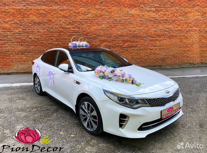 Свадебные украшения на машину № 15