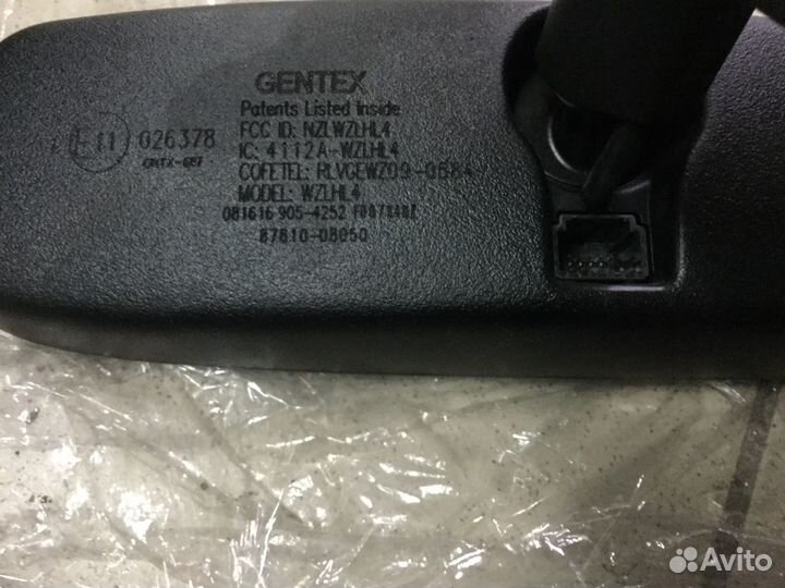 Зеркало с камерой Toyota Sienna 2017