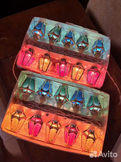 Елочная гирлянда СССР радуга 1