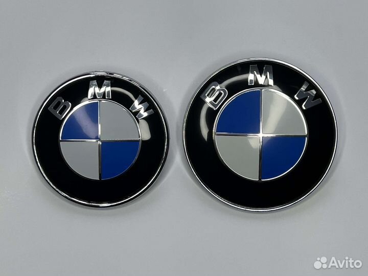 Эмблема BMW на капот логотип новый