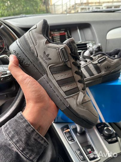 Кроссовки мужские adidas forum low зимние