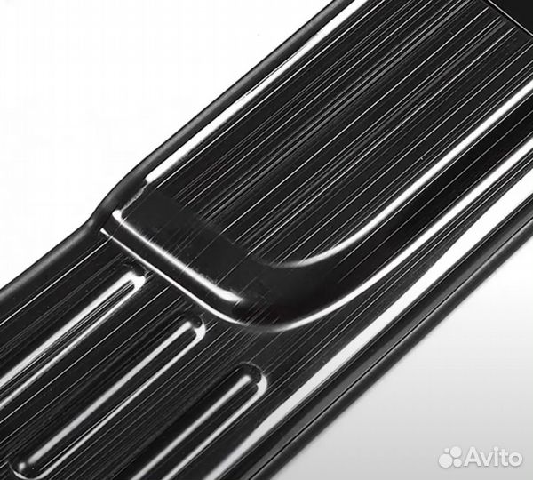 Накладки на пороги Haval H5 / Хавал Н5 2023-2025 г.в black