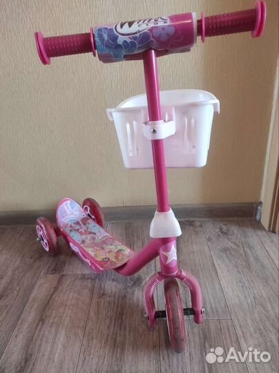 Самокат детский трехколесный бу