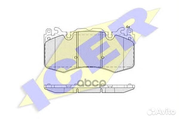 Колодки торм. диск. Range Rover Sport 181956 Icer