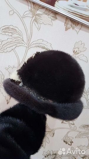 Шапка норковая женская