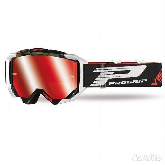 Маска кросс Progrip Vista 3303 с зеркальной линзой