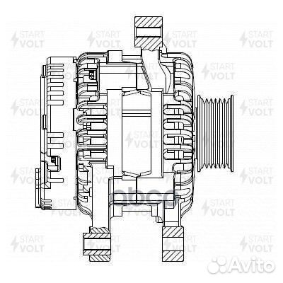 LG 2707 генератор 90A Geely Emgrand, Lifan X60