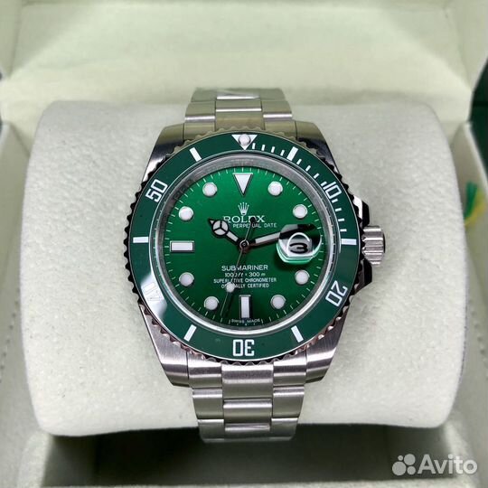 Часы мужские Rolex Submariner «The Hulk» (LUX)