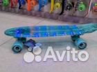 Скейтборд со светящейся декой