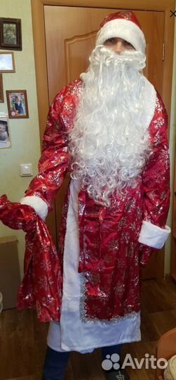 Прокат костюм деда Мороза