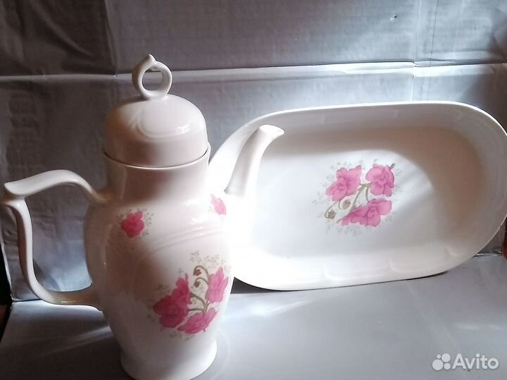 Чайник и блюдо ГДР Kahla