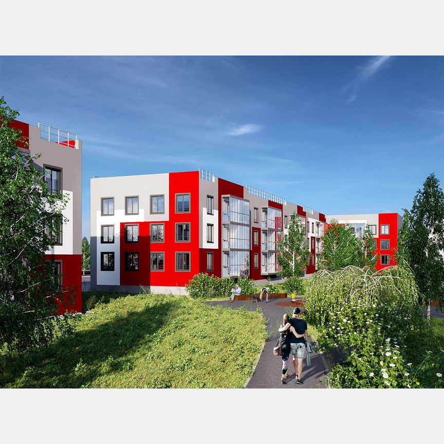 1-к. квартира, 40,8 м², 1/3 эт.