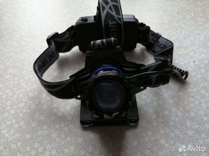 Налобный фонарь двухцветный YYC-8048-2