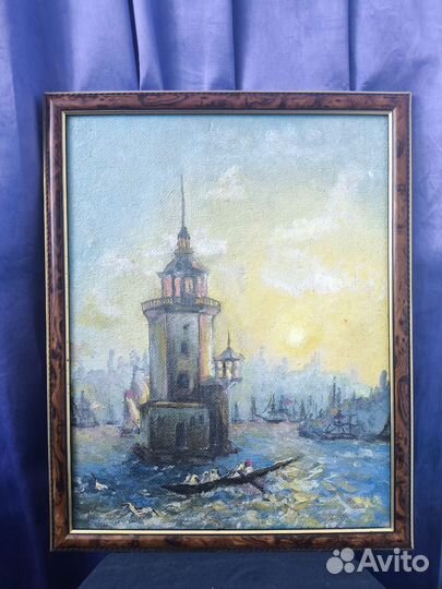 Картина маслом на холсте пейзаж