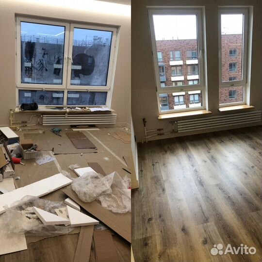 Клининг уборка квартир, после ремонта, мытье окон