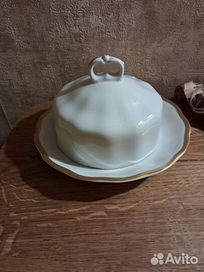 Масленка икорница винтаж Польша