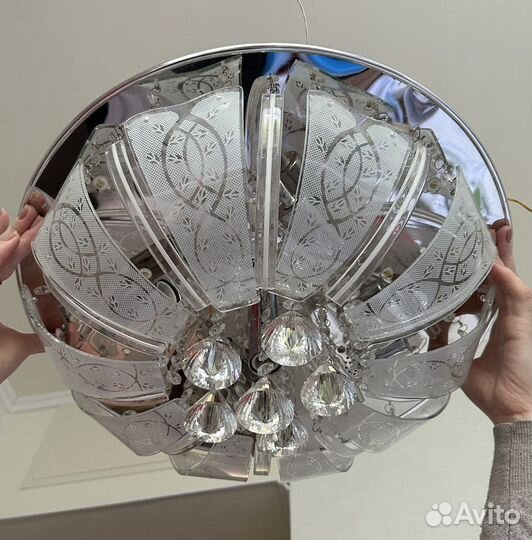 Комплект люстра и 2 бра