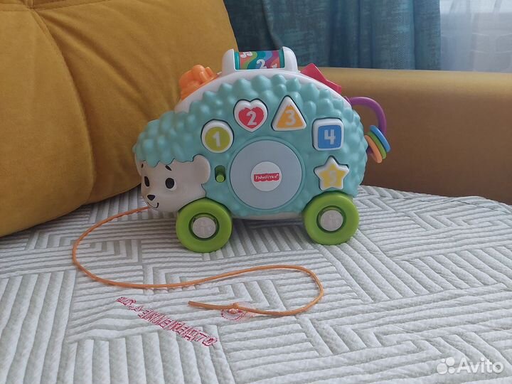 Каталка ёжик fisher price