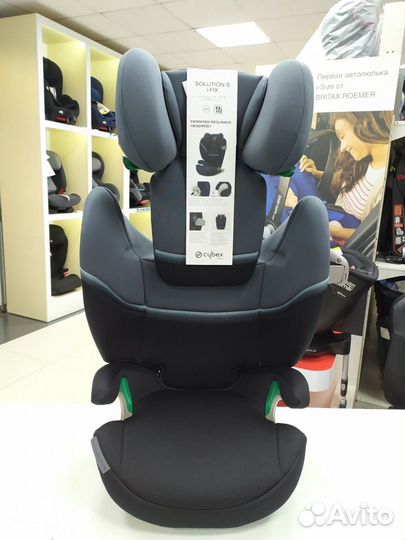 Автокресло 15-36кг Cybex Solution S i-fix Black&Gr