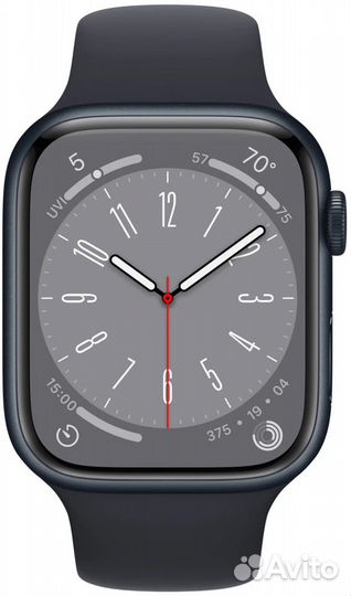 Умные часы Apple Watch Series 8 41мм (Чёрный, 41m