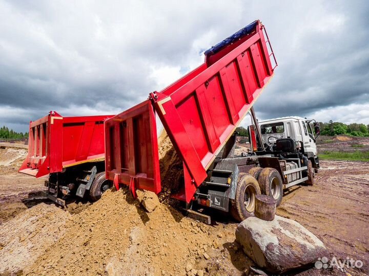 Песок \ Земля строительный разной фракции от 3кубо