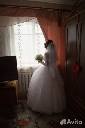 Свадебное платье 40 42 новое
