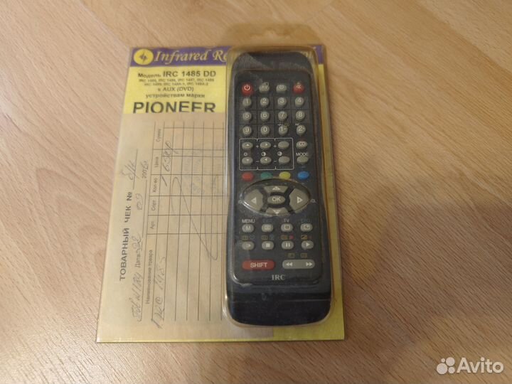 Пульт Pioneer IRC 1485 DD (DVD, AUX)