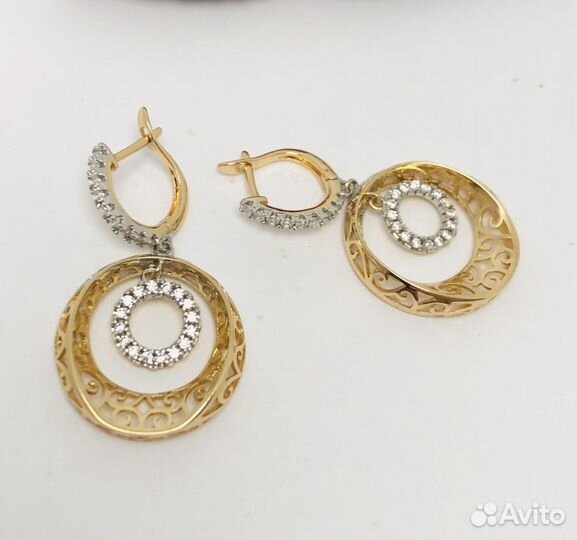 Серьги из медицинского сплава