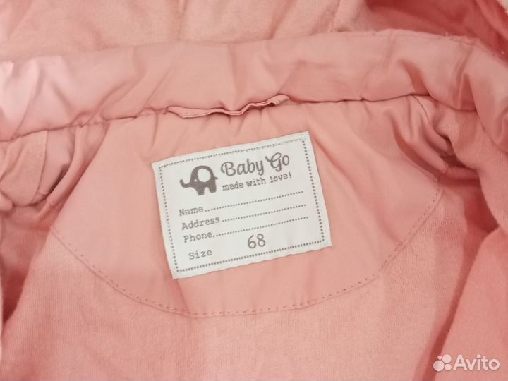 Комбинезон для девочки р. 68
