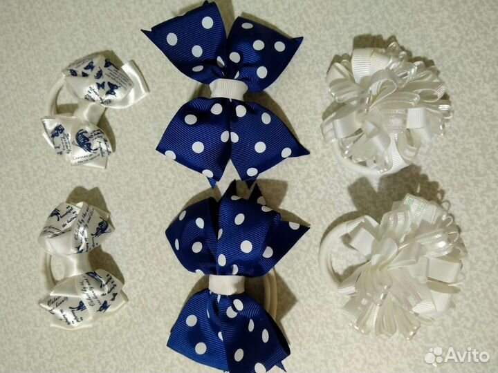 Бантики школьные для волос