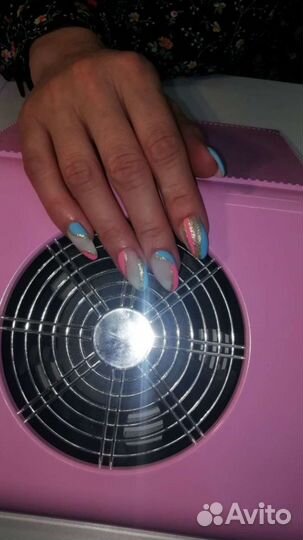 Наращивание ногтей, покрытие гель-лаком, маникюр