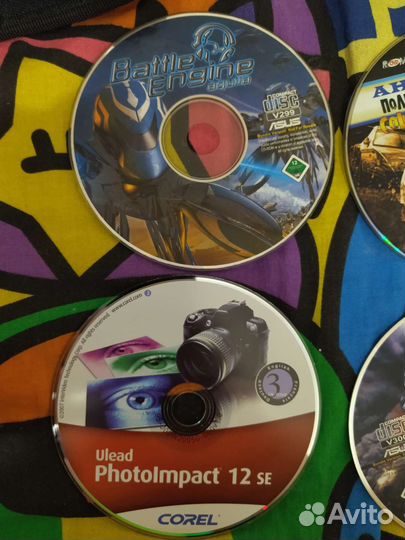 Игровые диски на компьютере