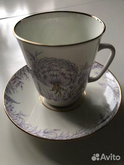 Кофейная пара лфз костяной фарфор