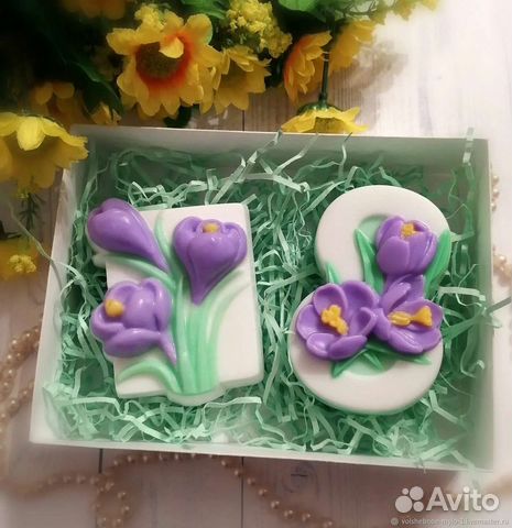 Мыло ручной работы 8 марта