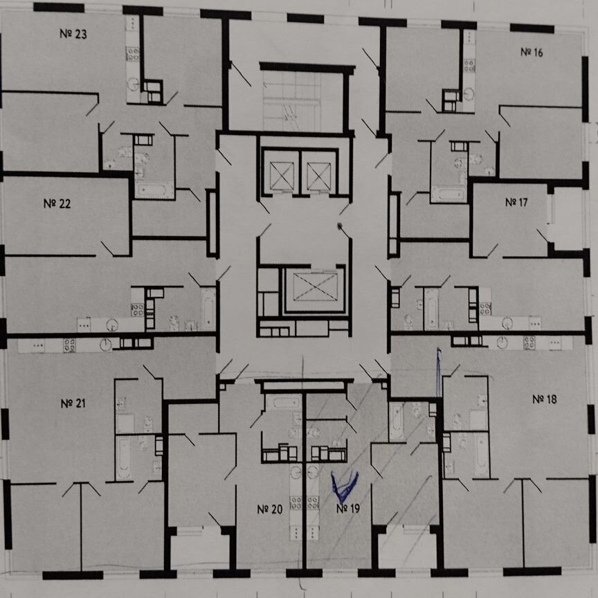 1-к. квартира, 35,8 м², 4/17 эт.