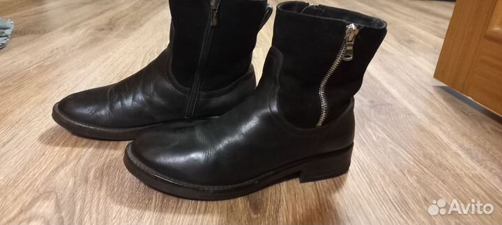 Полусапоги натуральная кожа